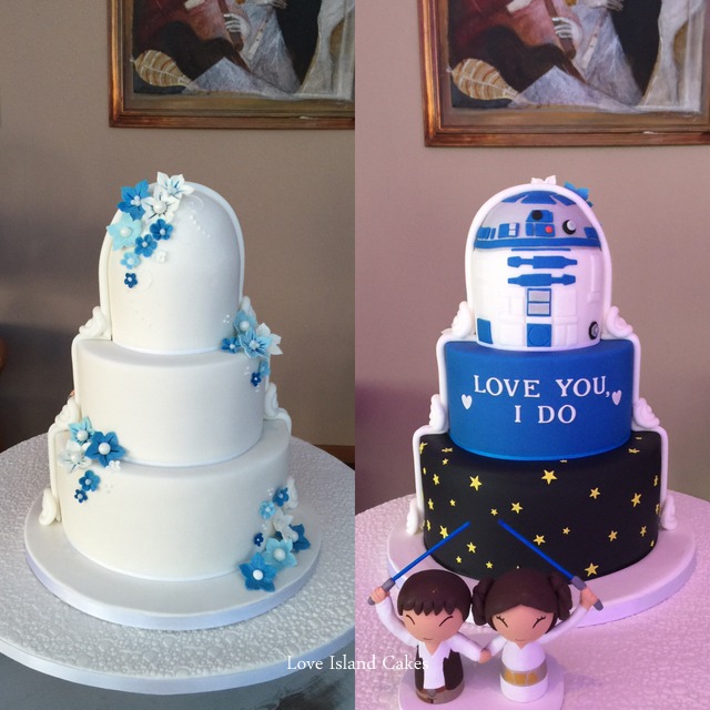 May the Fourth Surprise reveal cake