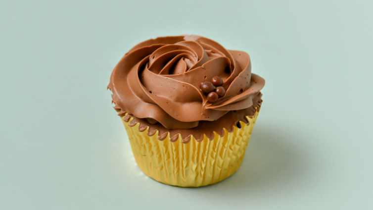 Chocolate cupcake with chocolate buttercream